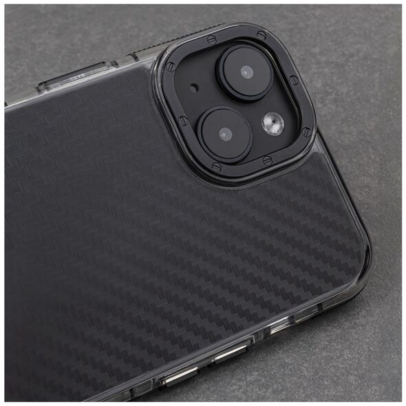 Acrylic Carbon case for iPhone 15 Pro Max 6,7" czarna 5907457763456