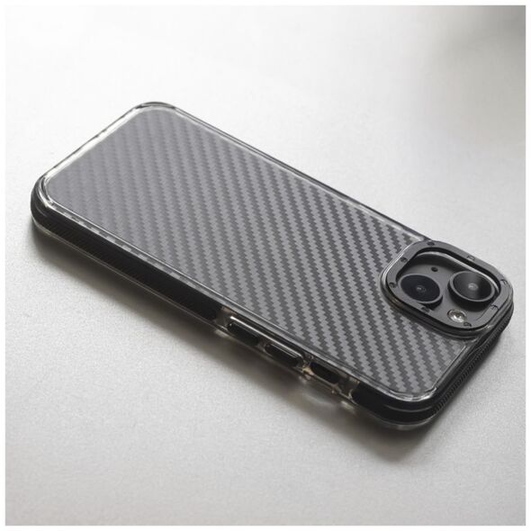 Acrylic Carbon case for iPhone 15 Pro Max 6,7" czarna 5907457763456
