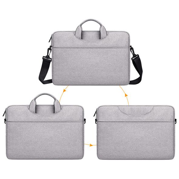 Devia MacBook handbag Justyle 13,3'' grey 6938595348518