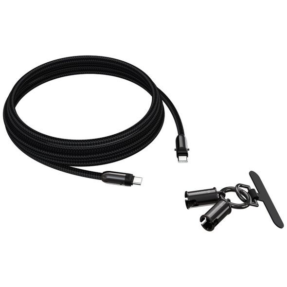 Καλώδιο Devia 2σε1 Lanyard 60W USB-C - USB-C 1.2m