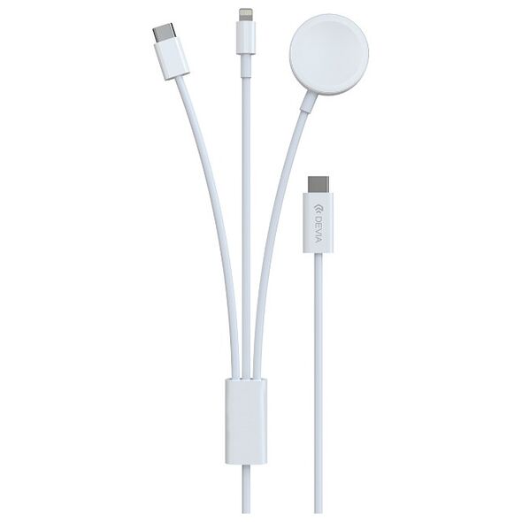 Devia cable EA520 3in1 USB-C - USB-C/Lightning/Apple Watch