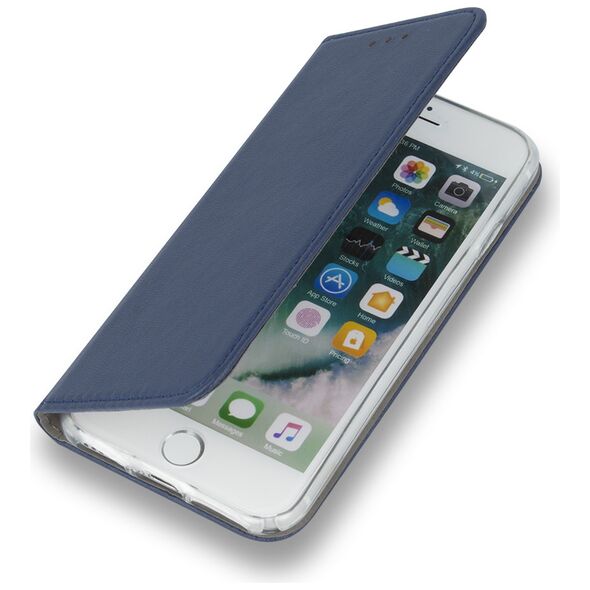 Case XIAOMI REDMI 14C 4G Wallet with a Flap Leatherette Holster Magnet Book navy blue