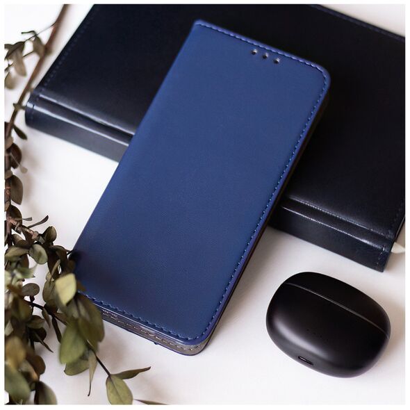 Case XIAOMI REDMI 14C 4G Wallet with a Flap Leatherette Holster Magnet Book navy blue