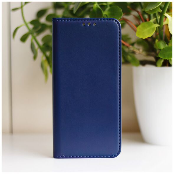 Case XIAOMI REDMI 14C 4G Wallet with a Flap Leatherette Holster Magnet Book navy blue