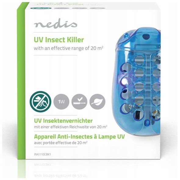 Nedis Nedis INKI110CBK1 παγίδα για έντομα Παγίδα για κουνούπια Λευκό