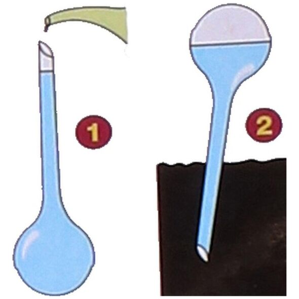 Kinzo Αυτόματο ποτιστήρι διανομέας σφαίρα για πότισμα 250ml μωβ