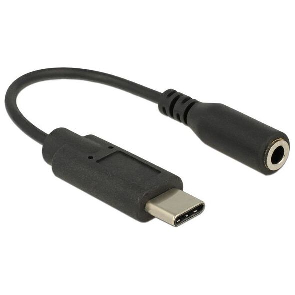 Προσαρμογέας USB Delock USB-C - Jack 3.5mm Czarny (65842)