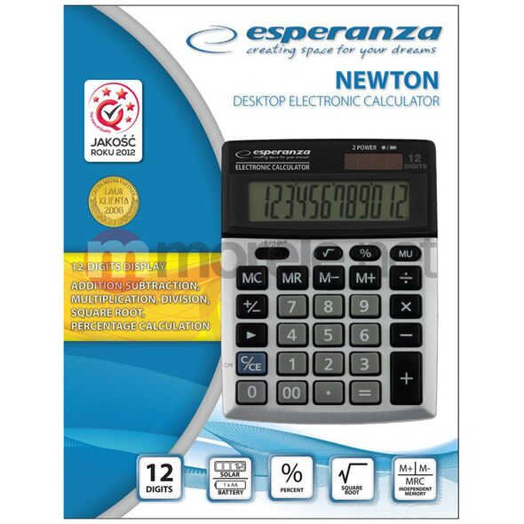 Αριθμομηχανή Esperanza ECL102 NEWTON (5901299903551)