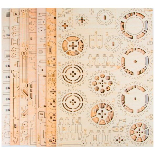 Robotime Technology ROBOTIME Ξύλινο Μοντέλο Παζλ 3D Ατμομηχανή