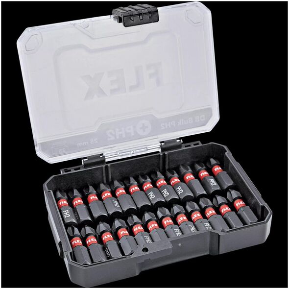 Σετ 25 τεμαχίων με μύτες κρούσης FLEX DB PH2 Sourcing