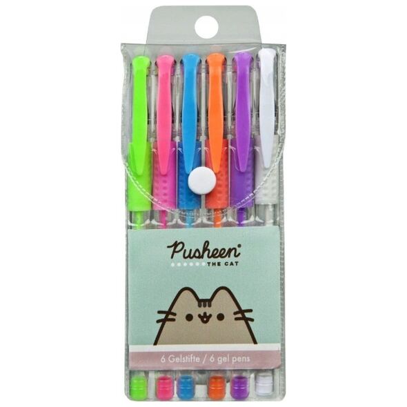Στυλό gel Pusheen 6 χρωμάτων
