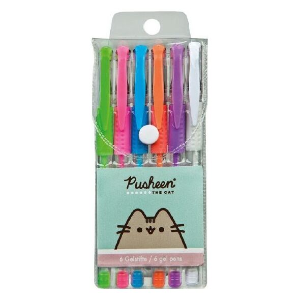 Στυλό gel Pusheen 6 χρωμάτων