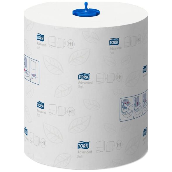 Tork Tork Matic - Χαρτοπετσέτα σε ρολό, λευκό, κυτταρίνη, δύο στρώσεις - 150 μ