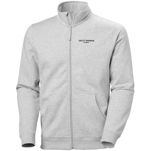 HELLY HANSEN Κλασικό Φούτερ με Φερμουάρ και Λογότυπο, γκρι 3XL