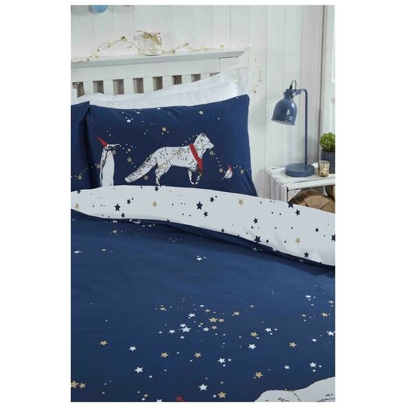 Σετ Κλινοσκεπασμάτων Χριστουγεννιάτικο Isbjørn 135x200cm