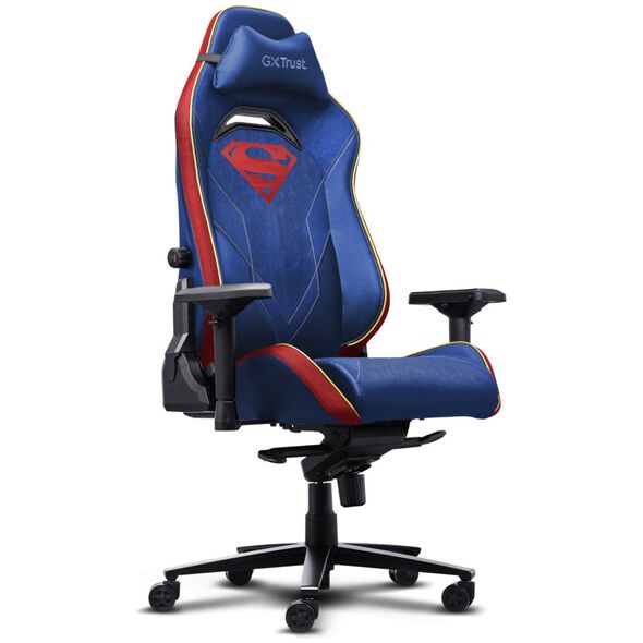 TRUST καρέκλα παιχνιδιού GXT721SM RUYA PRO Superman, μπλε