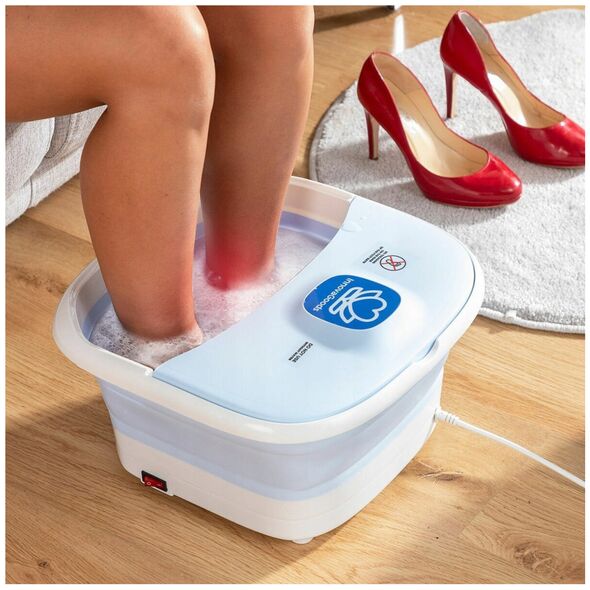 Σπαστό σπα ποδιών με κυλίνδρους και υδρομασάζ Footopy InnovaGoods