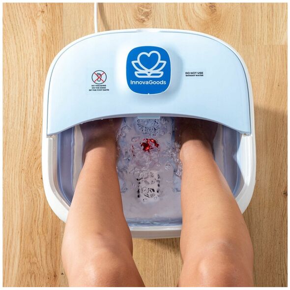 Σπαστό σπα ποδιών με κυλίνδρους και υδρομασάζ Footopy InnovaGoods