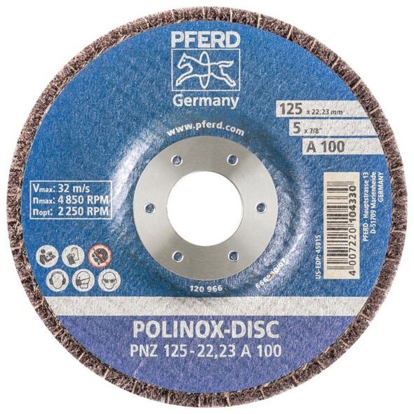 Sourcing Τροχός λείανσης PFERD PNZ 125x22,23mm A100