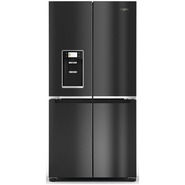 Lodówka Whirlpool Whirlpool Refrigerator | WQ9I FO2BX EF | Energy efficiency class E | Free standing | Side by side | Height 187.6 cm | No Frost system | Fridge net capacity 355 L | Freezer net capacity 237 L | Display | 41 dB | Black