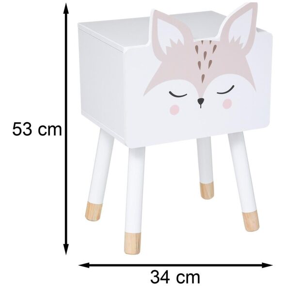 Ντουλάπι νύχτας για παιδί Lisek MDF