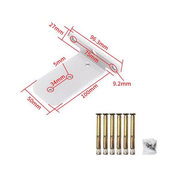 ΡΑΦΙ ΣΤΗΡΙΓΜΑ 200X200 ΛΕΥΚΟ HH81719