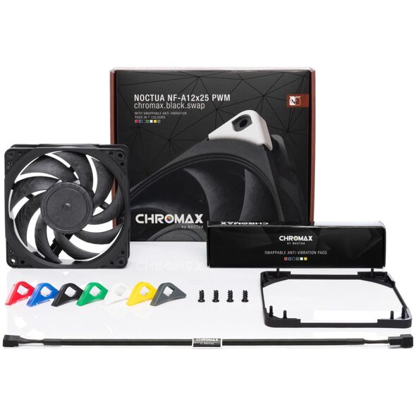 Ανεμιστήρας Noctua NF-A12X25 PWM chromax.black.swap