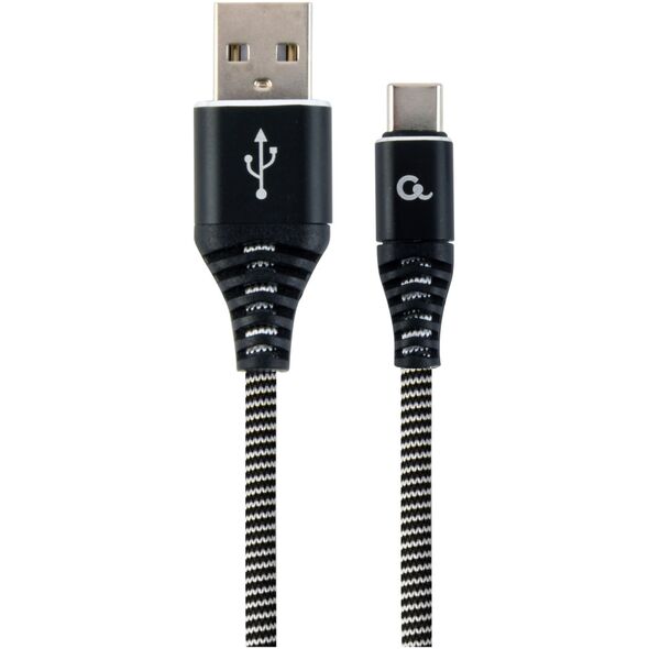 Καλώδιο USB Gembird USB-A - USB-C 2 m Μαύρο (CC-USB2B-AMCM-2M-BW)