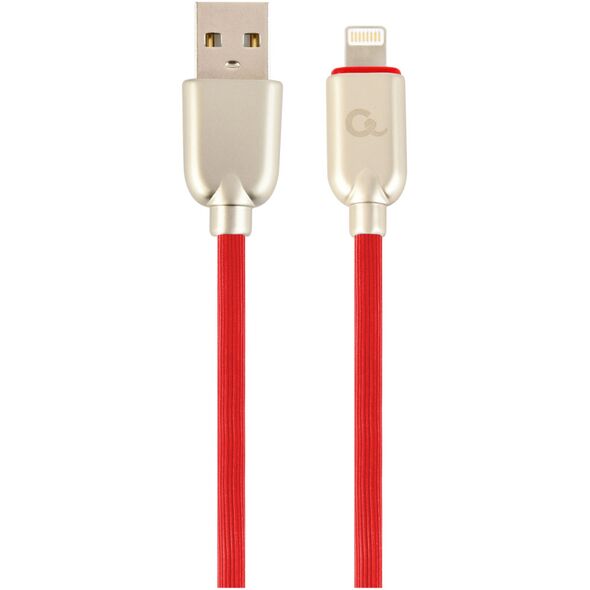 Καλώδιο USB Gembird USB-A - Lightning 1 m Κόκκινο (CC-USB2R-AMLM-1M-R)