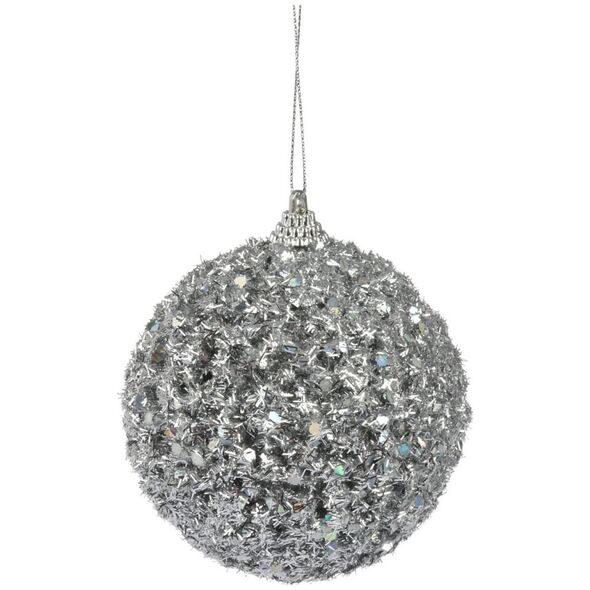 Χριστουγεννιάτικο διακοσμητικό Home Styling Collection Μπάλα δέντρου GLITTER, Ø 8 cm