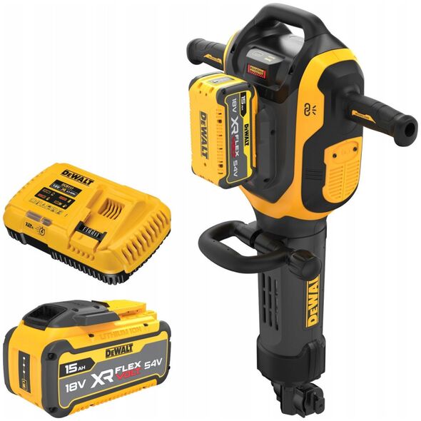 Dewalt DEWALT DEMOLITION HAMMER HEX28 54V FV DCH966Z2 2x15Ah 41J
