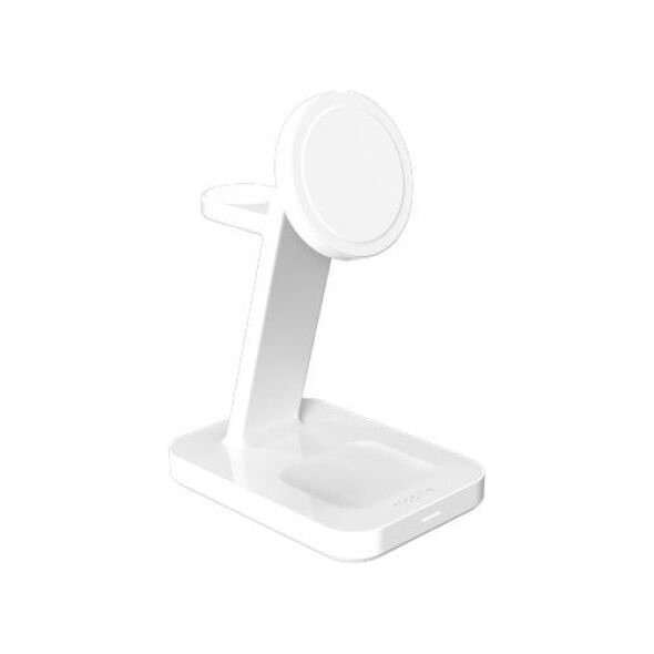 Βάση ασύρματης φόρτισης Zagg International Mophie Snap+ 3-in-1 Qi2 - όρθια ασύρματη φόρτιση για τρεις συσκευές συμβατή με MagSafe και Qi2