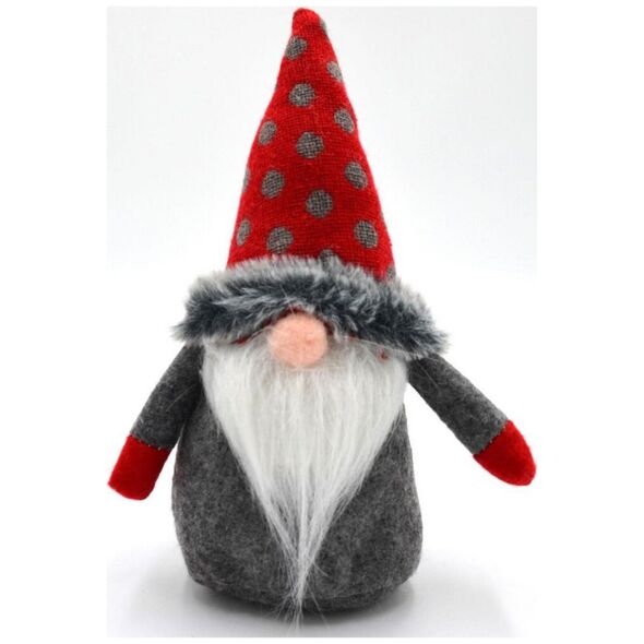 Διακοσμητικό Χριστουγέννων Saska Garden MIKOŁAJEK DEKORACYJNY Z WORKIEM NA PREZENT 20CM CZERWONY