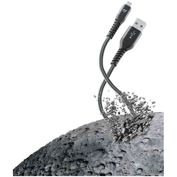 Καλώδιο USB Cellular Line USB CABLE EXTRME MICROUSB BLACK
