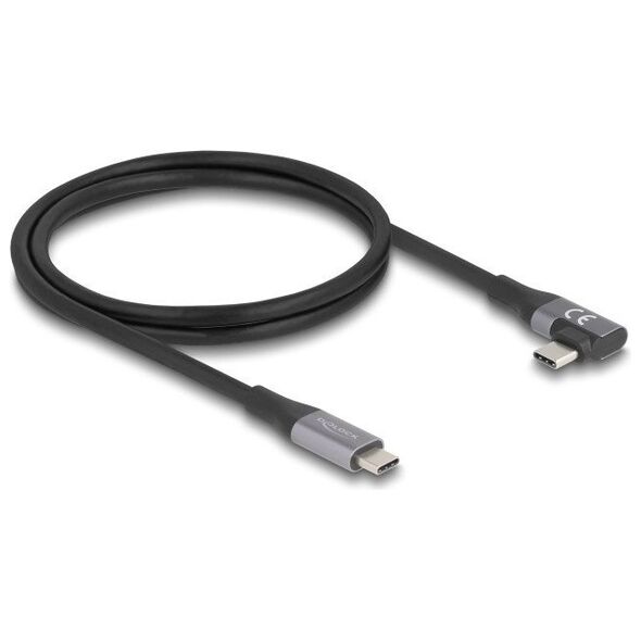 DeLOCK 81131 kabel USB 1 m USB C Czarny