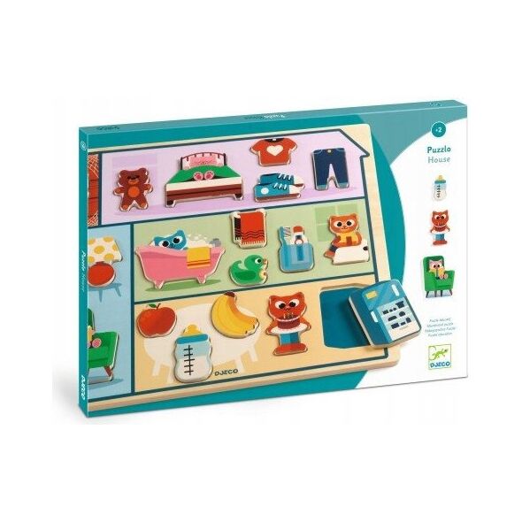 Medinė dėlionė - Namas