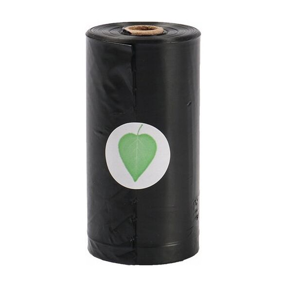 Σακουλάκια για περιττώματα σκύλων 360 τεμάχια 24 ρολά μαύρα βιοδιασπώμενα