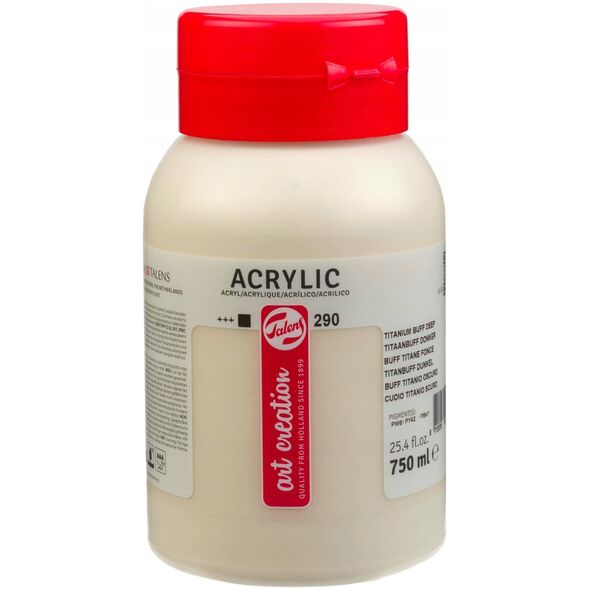 Talens Art Creation Ακρυλικό Χρώμα Βαζάκι Titanium Buff Deep 290