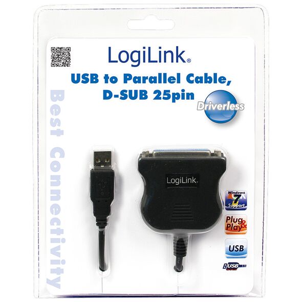 Καλώδιο USB LogiLink USB-A - 1.8 m Μαύρο (UA0054A)