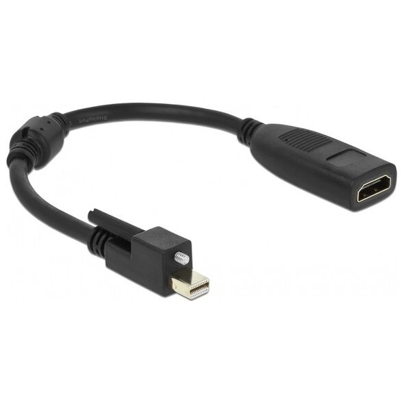 Μετατροπέας AV Delock DisplayPort Mini - HDMI μαύρο (62640)