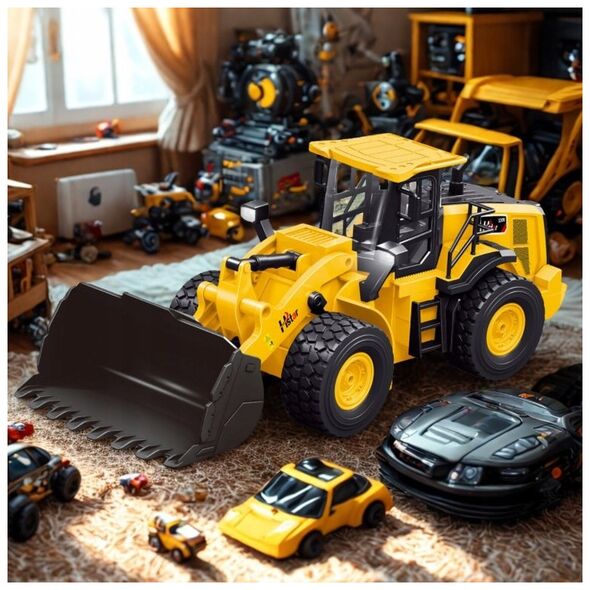 BuldoÅ¼er zdalnie sterowany RC 6CH Å¼Ã³Åty