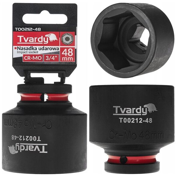 Καρυδάκι κρούσης 3/4" 6-γωνιακό 48mm CR-MO (4/16)