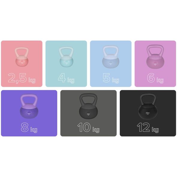 Soft Kettlebell miękki winylowy 5kg REBEL ACTIVE