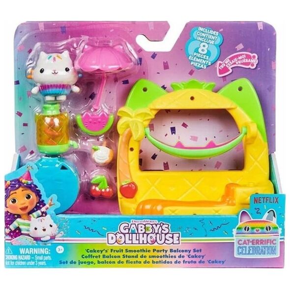Spin Master Gabby's Dollhouse Balcony Set - Cakey