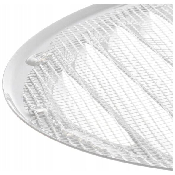 Μεταλλική γρίλια D160, λευκή