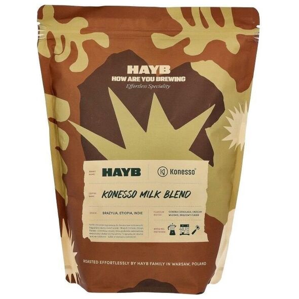 Kawa ziarnista HAYB Konesso Milk Blend 1kg