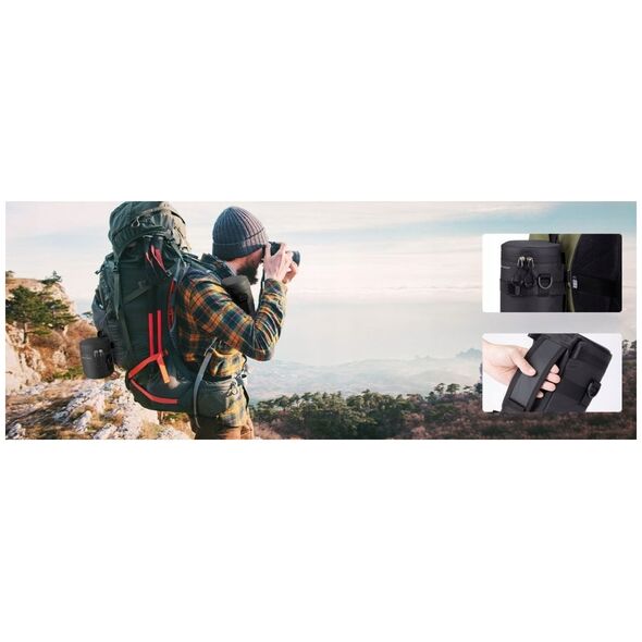 Θήκη Kf Θήκη Θήκη για Φακό Αδιάβροχη 15x11cm + Φυσητήρας K&F / Μέγεθος M /KF13.201