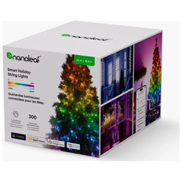 Nanoleaf Nanoleaf Έξυπνα Χριστουγεννιάτικα Λαμπάκια 24m 300 LEDs|Nanoleaf