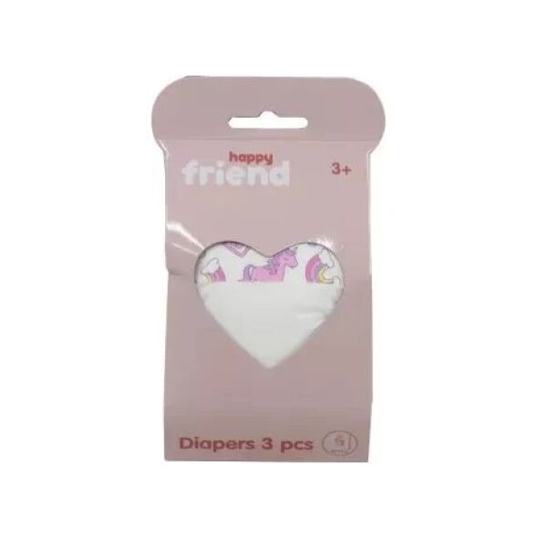 Happy Friend Diapers 3pack 25-35cm dolls