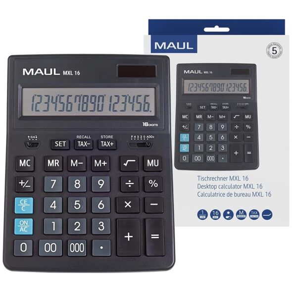 Αριθμομηχανή Maul Αριθμομηχανή Maul MXL 16 μαύρο